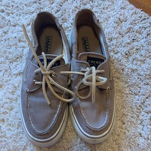 Gray women’s sperrys